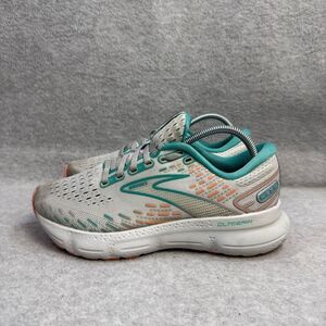 Brooks Glycerin 20 Women s Running Shoes White Teal Coral Size 6.5 1203691B061